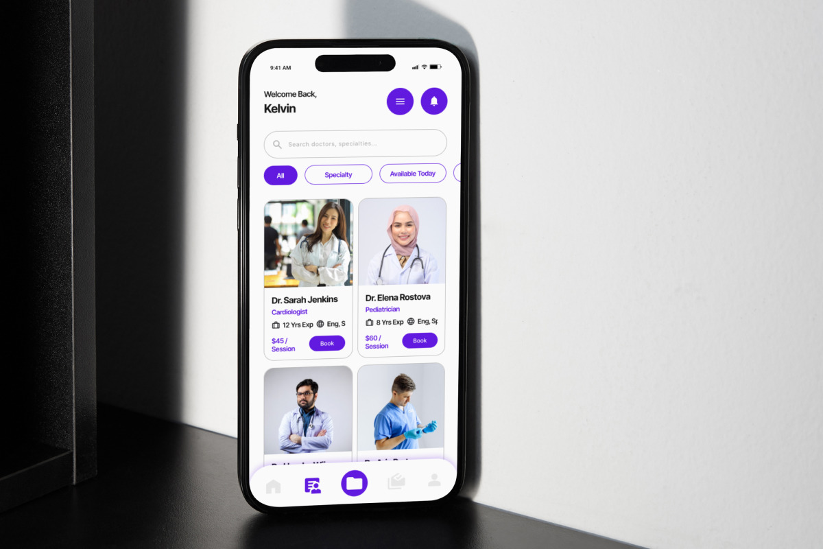 PulseCare Medical Booking App, an App Template by productype1 (Photo 5 of 5)