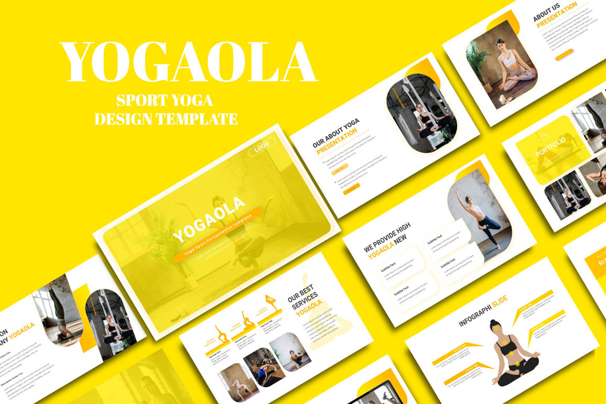Yogaola Powerpoint, a Presentation Template by yanindesign (Photo 1 of 6)