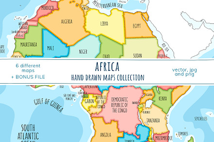 Africa Maps Collection