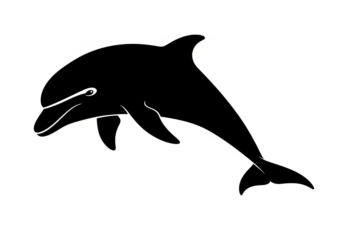 Dolphin Jumping Silhouette Vector bu, an Illustration by Designs_River (Photo 29 of 48)