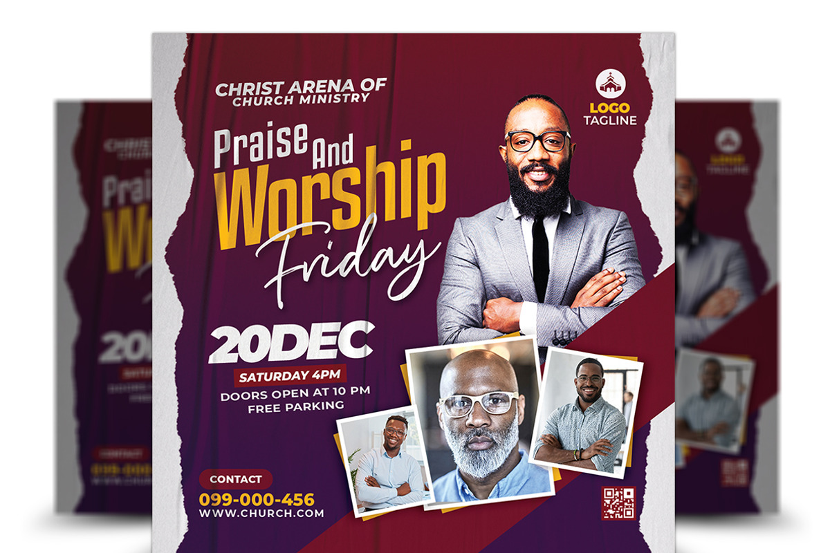 Church Flyer, a Flyer Template by AfzaalGraphics (Photo 1 of 2)