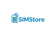 SIM Card Store Logo, a Branding & Logo Template by Sahade Studio (Thumbnail 2 of 3)