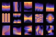 Gradients - abstract design elements, an Object Graphic by venimo (Thumbnail 2 of 8)