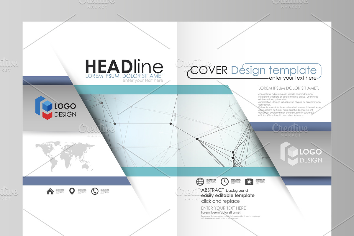 Mega Pack templates, a Brochure Template by VectorShop (Photo 32 of 102)