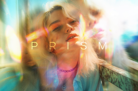 Prism Effect with Light Leak Overlay, a Texture Graphic by Design Squad