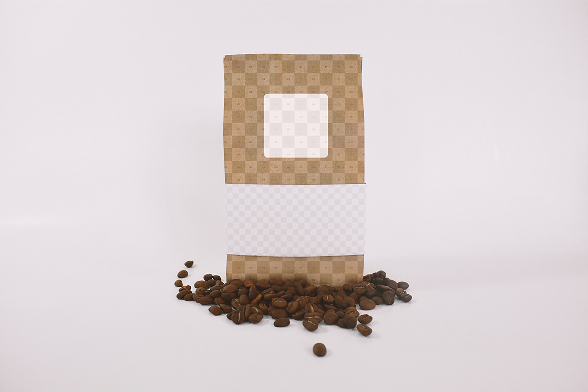 Coffee Bag Mockup Front View, a Product Mockup by eamejia (Photo 2 of 2)