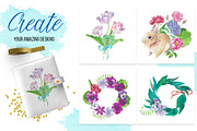 Secret garden: big watercolor bundle, an Object Graphic by Beauty Drops (Thumbnail 5 of 5)