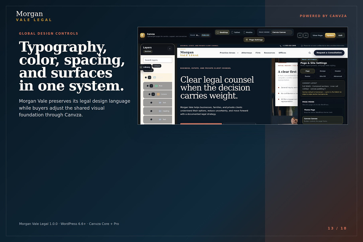Morgan Vale Legal WordPress Theme, a WordPress Template by Fixstable Studio (Photo 12 of 17)