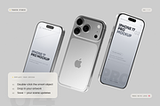iPhone 17 Pro Mockup, an iPhone Mockup by Toasin Studio (Thumbnail 4 of 7)