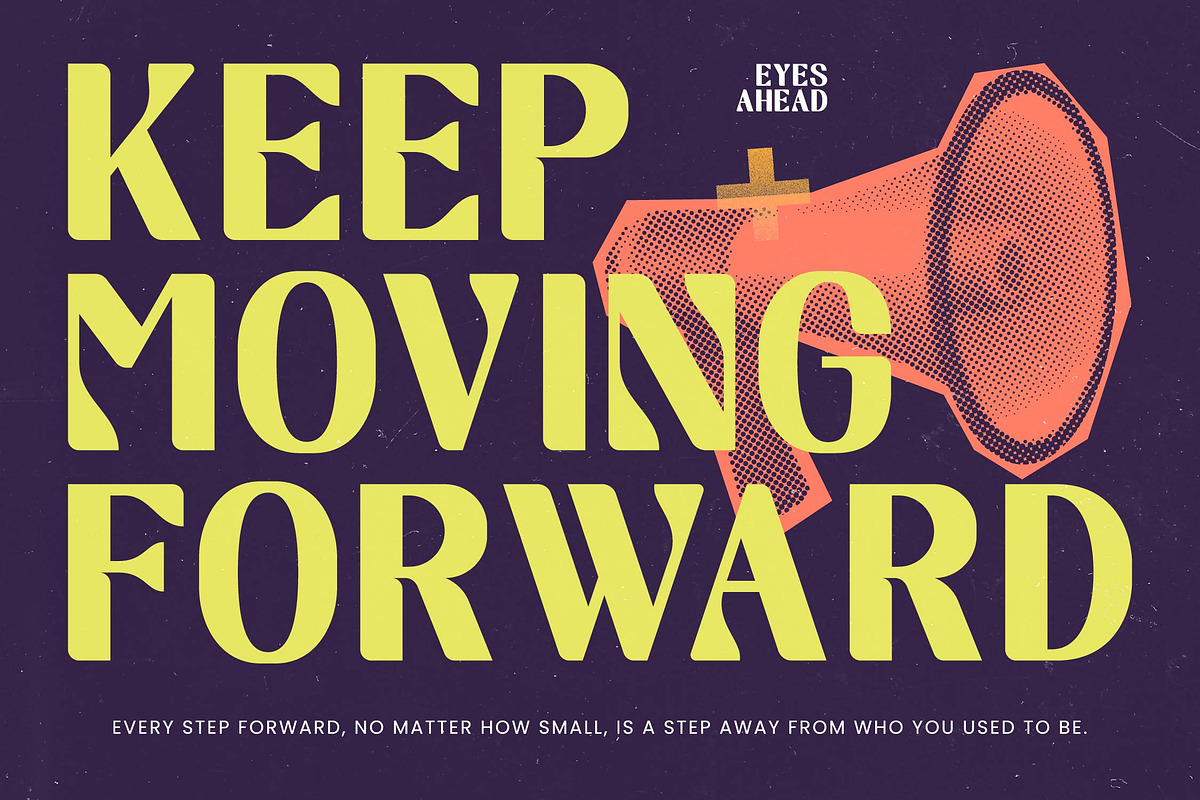 Break Noise Bold Sans Display, a Sans Serif Font by timelesstype.co (Photo 14 of 20)