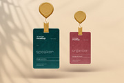 ID badge & business card mockup, a Product Mockup by dpi (Thumbnail 8 of 16)