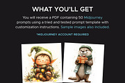50 Christmas Characters Prompts, an Object Graphic by MadeByAI Studio (Thumbnail 2 of 4)