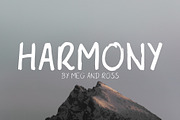 Harmony - Handwritten Font, a Font by iamrossmason (Thumbnail 1 of 4)
