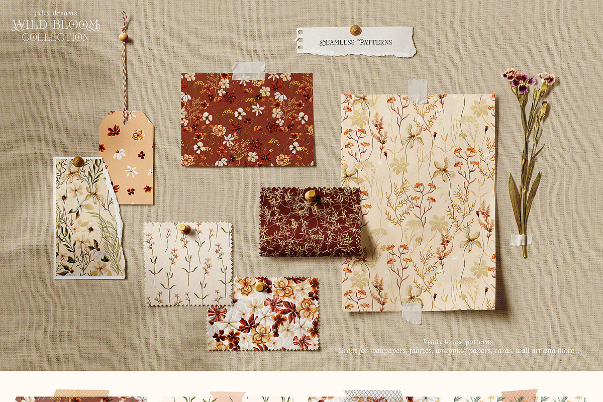 Wild Bloom Watercolor Collection, an Illustration by Julia Dreams (Photo 4 of 10)