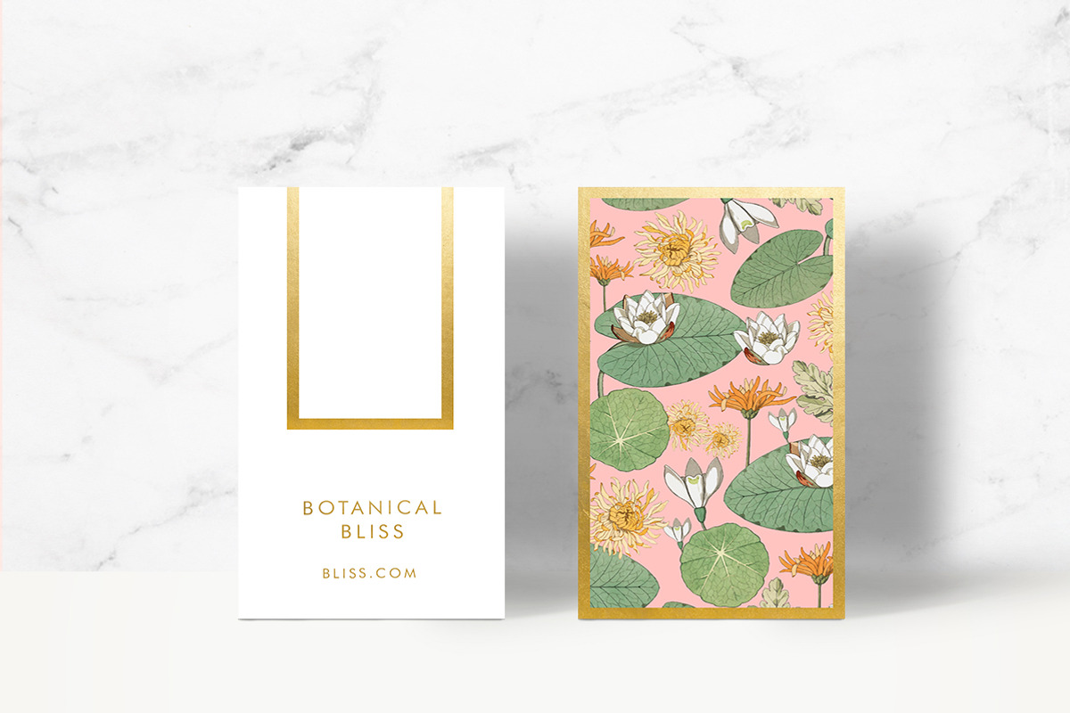 Vintage Botanicals Business Card, a Business Card Template by Human-made. Made to feel. (Photo 2 of 3)