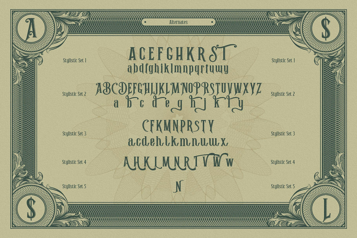 Billy Money, a Blackletter Font by alit design (Photo 12 of 15)