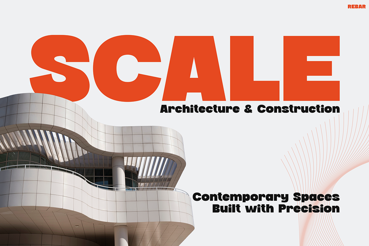 REBAR, a Sans Serif Font by Pinisi ART (Photo 4 of 10)