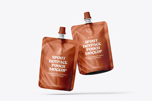 Spout Pouch Packaging Brand Mockup