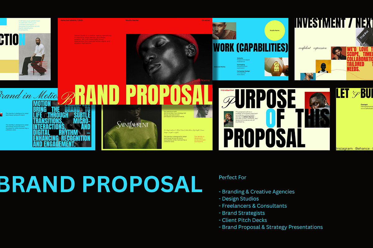 Brand Proposal Presentation Template, a Presentation Template by Velora Studio (Photo 4 of 7)