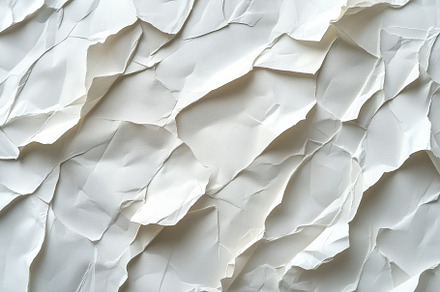 Crumpled White Paper Abstract Textur, a Background Photo by Pixeness