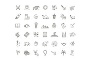 Set of Egypt icons, an Outline Icon by Tettygreen (Thumbnail 1 of 2)