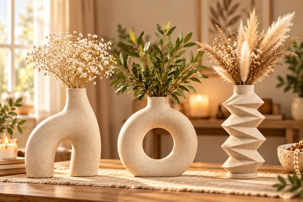 Modern Organic Vase Collection STL, a Scene 3D Model by Layerology (Photo 3 of 3)
