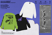 REGULAR LONGSLEEVES MOCKUP, a Merchandise Mockup by Easybandits (Thumbnail 3 of 3)
