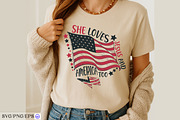 She Loves Jesus and America Too SVG, a Graphic by mh_arif (Thumbnail 2 of 4)