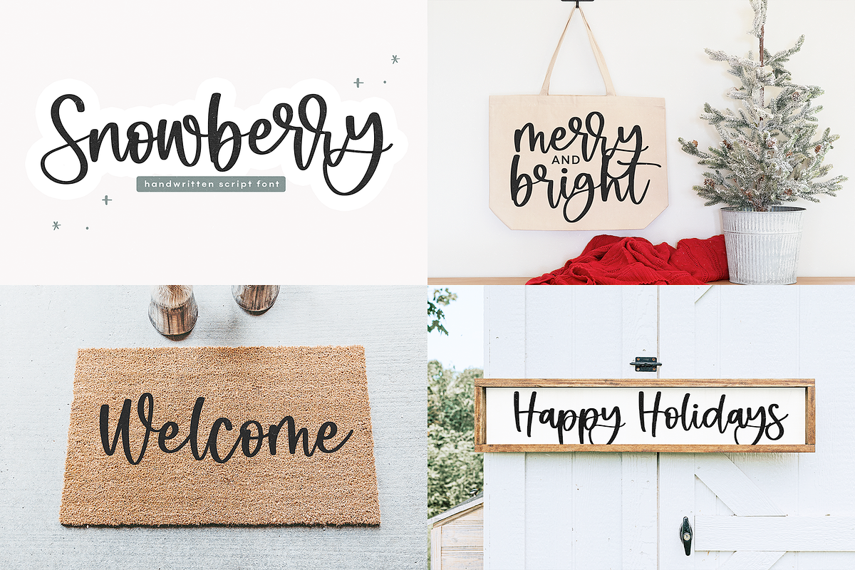 Christmas Font Bundle | 10 Fonts, a Script Font by KA Designs (Photo 3 of 33)