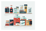 Canned food set, a Food Illustration by Good Studio (Thumbnail 3 of 3)
