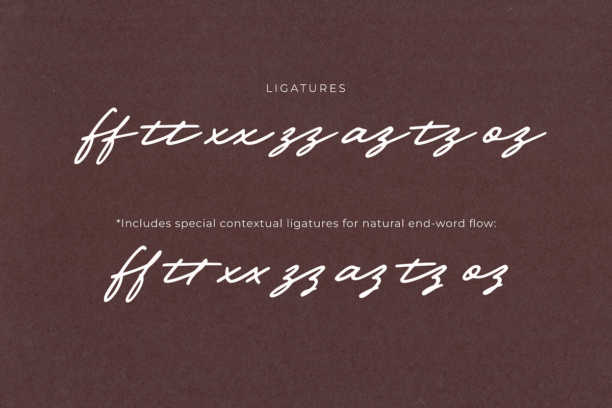 Darline Handwritten Font, a Script Font by Ef Studio (Photo 9 of 15)