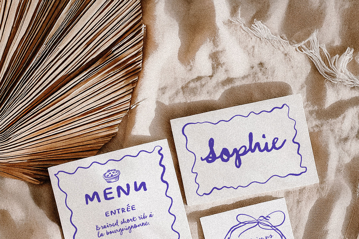 Marguerite Rookers Wedding Font Duo, a Font by Creativeqube Design (Photo 3 of 11)