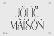 CS Belova Stitched, a Serif Font by Craft Supply Co. (Thumbnail 7 of 8)
