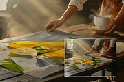 Large Poster Art Print Mockup AR-WH, a Books & Magazine Mockup by Callistemon Creative (Thumbnail 4 of 6)