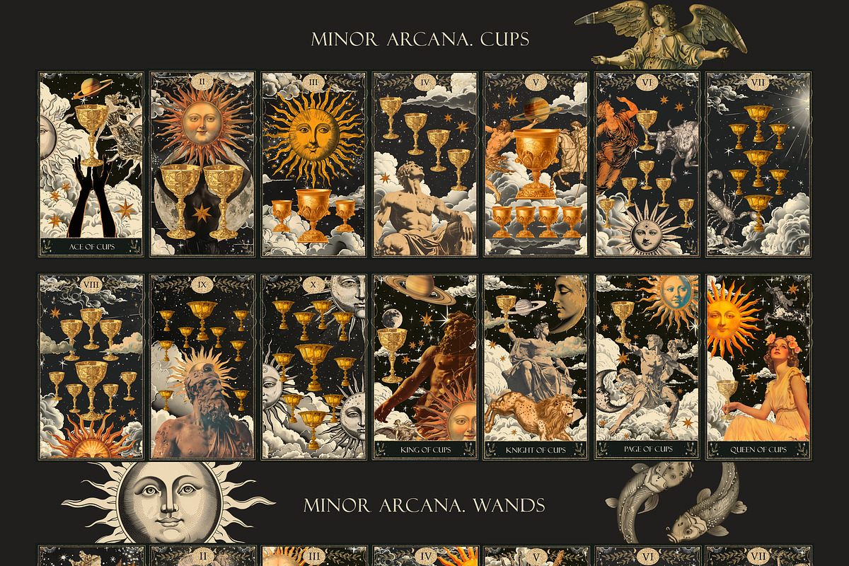 Tarot cards. celestial vintage, a Decorative Illustration by Chikovnaya (Photo 7 of 8)