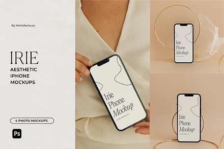 Aesthetic iPhone Mockups - Irie