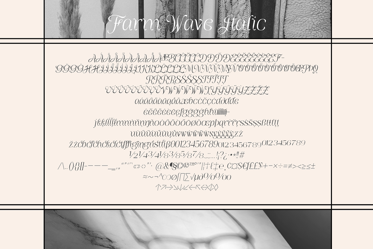 Farm Wave - Regular & Italic, a Font by AuthenType (Photo 3 of 10)