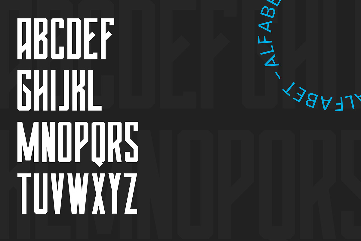 KANJURUAN - SPORT FONT DISPLAY, a Sans Serif Font by Samtiv Studio (Photo 4 of 6)