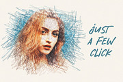 Scribble Photo Effect, a Layer Style Add-On by WudelMbois Studio (Thumbnail 3 of 3)