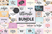ULTIMATE .OTF FONT BUNDLE - 45 FONTS, a Script Font by Blush Font Co. (Thumbnail 1 of 13)