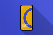 72 iphone device mockup bundle, an iPhone Mockup by FoundImages (Thumbnail 40 of 84)