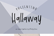 Hallaway, a Sans Serif Font by Affinity Grove (Thumbnail 11 of 11)