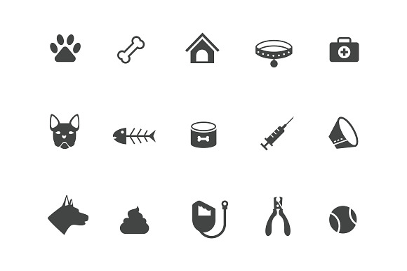 15 Dog Icons