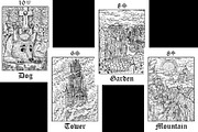 Lenormand deck vector, a Decorative Illustration by Samiramay (Thumbnail 7 of 7)