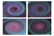 Cyber Matrix Wave Background Art, a Background Graphic by Eltypesstudio (Thumbnail 3 of 12)