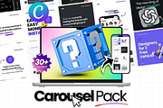 Carousel Canva Templates For IG, a Social Media Template by Virall (Thumbnail 1 of 10)