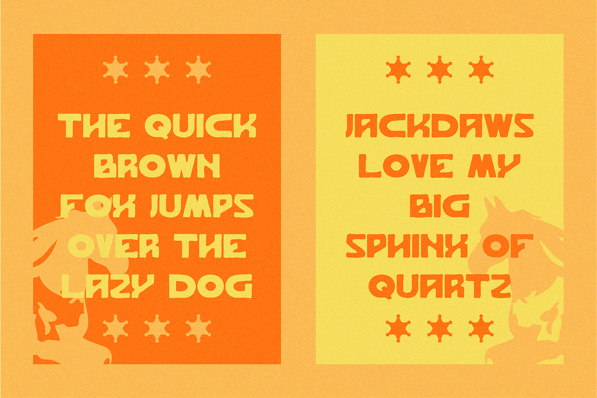 Zalino - Retro Display Font, a Sans Serif Font by HAN (Photo 3 of 9)