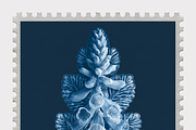 Lupa Co · Cyanotype Botanical Stamps, a Texture Illustration by milatovar (Thumbnail 11 of 18)