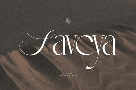 Saveya Elegant Font, a Serif Font by Hishand Studio