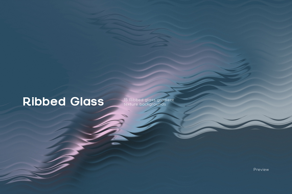 Ribbed Glass Gradient Backgrounds, a Background Graphic by Ghurafa Studio (Photo 2 of 10)